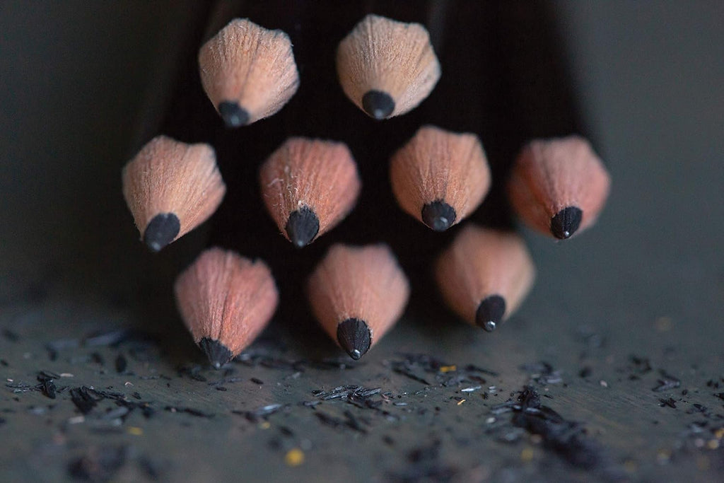 Wood-Cased Pencils, 2 HB Soft, Black, 24 Count