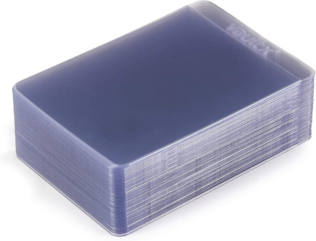 Semi-Rigid Trading Card Holders (200 Pack), Hard Sleeves for Trading Card Grading Submissions, Card Protectors