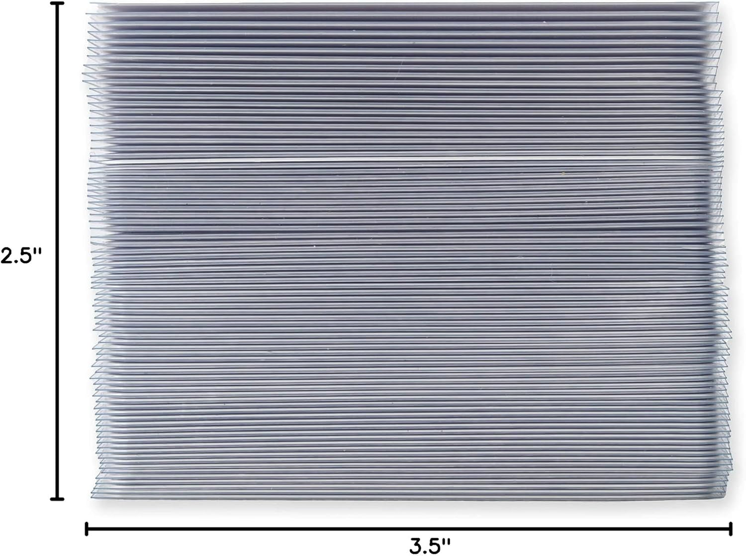 Exact Fit Sleeves (500 Pack) Perfect Inner Sleeves for Trading Cards, Clear