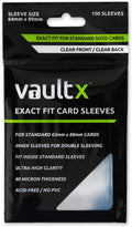 Exact Fit Sleeves (100 Pack) Perfect Inner Sleeves for Trading Cards, Clear