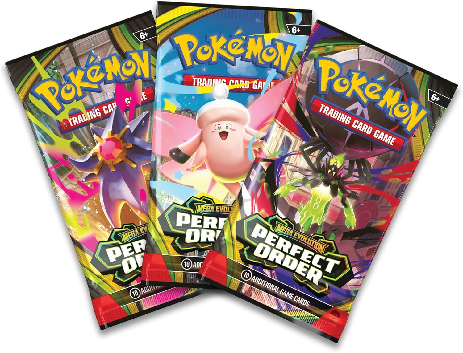 Pokemon TCG: Mega Evolutions - Perfect Order 3 Pack Blister (Chikorita)