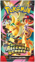 Pokemon Trading Card Game TCG - Mega Evolution: Ascended Heroes 10-Card Booster Pack (English)